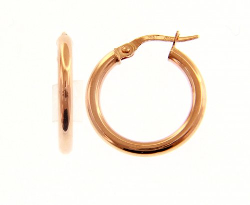 ROSE GOLD HOOPS 14CT