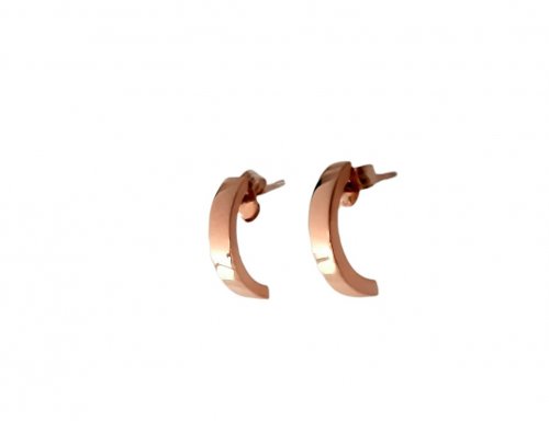 ROSE GOLD HOOPS 9CT