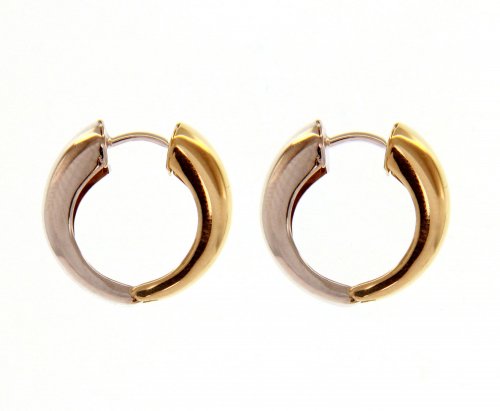 DICHROMATIC HOOPS 14CT