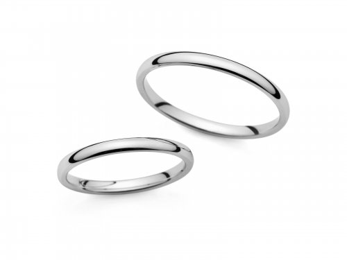 WHITE GOLD WEDDING RING 14CT